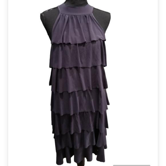Susan Lawrence | Dresses | Susan Lawrence Gray Sexy Multi Tiered ...
